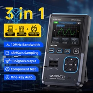 YoHi FNIRSI DSO-TC4 Handheld Oscilloscope Transistor Tester 3 in 1,10MHz Bandwidth 48MSa/s Sampling 