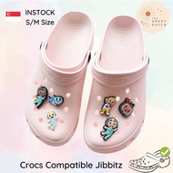 [🇸🇬 LOCAL SELLER] Crocs Compatible Jibbitz Charms Cocomelon Kids Cartoon Jibbit Baby Shark Pink Fong