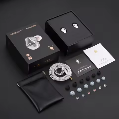 HIDIZS MK10 Pure Magnesium Diaphragm HiFi In-ear Monitors Earphone IEM 3.5mm 4.4mmHi-Res Audio Wired