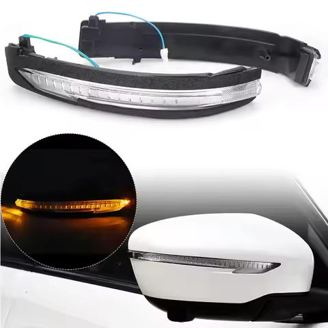26165-4CL0B 26160-4CL0B Car Side Rearview Mirror LED Turn Signal Light for NISSAN Qashqai J1 X-TRIAL