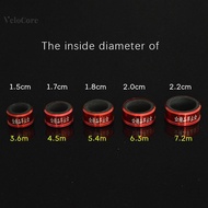 coagulatelove 1pcs Aluminum Alloy Fishing Rod Anti-skid Stop Ring Pole Sleeve Metal Rod Clip O-shape