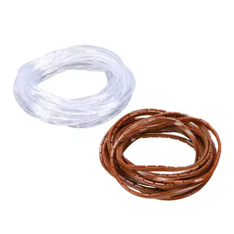 Cabinet Glass Panel Clips 26.25Ft PVC Fixing Strips for Seamless 1/8 Inch Groove Installation Secure