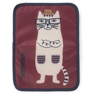 日本 Nekomaruke 眼鏡貓口罩袋 (兩色)