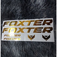 Foxter bike sticker decal design Waterproof Long lastingv
