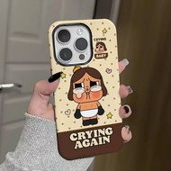 Lovely Carbaby Crying Again Hard Phone Cover, Shockproof Protective Phone Casing, For iPhone 17Air 1