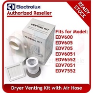 Electrolux Dryer Air Hose + Venting Kit for EDV6051 / EDV7051 / EDV6552 / EDV7552 / EDV605 / EDV705 / EDV600