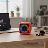 MAURICE Portable Speaker, Rechargeable Battery 360 Stereo Sound Mini Wireless Bluetooth Speaker, Blu