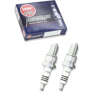 NGK Spark Plug Set 708.56.32 - Iridium Replacement - BR9EIX 3981 - Set 2 Pieces -