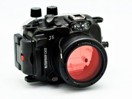 40เมตร/130ft กล้องดำน้ำเคสสำหรับถ่ายรูปใต้น้ำ/กันน้ำสำหรับกรณี Nikon เปลือกกรณี (20มิลลิเมตร) J5