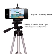 Weifeng Tripod with Mobile Phone Holder for Mobile and Camera WT-3110A