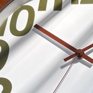 預購【Carry Plus】12吋茶屋色系木紋掛鐘時鐘(兩款)