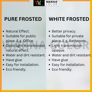 Best Seller 🔥 45cm/60cm/90cm/120cm Privacy Window Tinted Frosted Glass Sticker Fully Tinted Cermin T