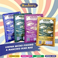 Umpan ikan mas Rasbora Jasuke Spesial Amis Durian Susu Pisang Susu Kemasan 65gr