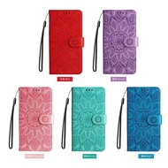 Suitable for Samsung Galaxy S26+Ultra A07 A17 A27 A37 A57 5G S25FE Sunflower Phone Case Card Holder 