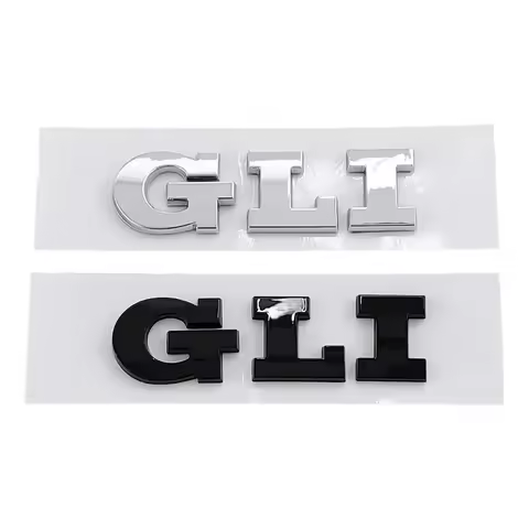 ABS Car Fender Side Emblem Rear Trunk Badge Sticker For Volkswagen VW GLI Polo BORA GOLF JETTA MK4 S