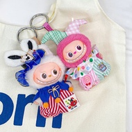 Only Clothes) 4.0 Mini labubu Clothes 10cm Heart Bottom Code labubu Clothes Circus Series Suit