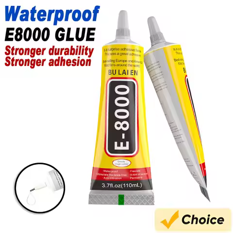 15/50/110ml E8000 Multi-Purpose Liquid Glue Super Strong Adhesive for Jewelry Crafts Rhinestones DIY