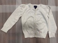 POLO RALPH LAUREN White Polka Dots Cardigan Kids 女童白色波點外套