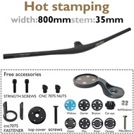 TREK RSL Mountain Bike Handlebars 800mm Width 27.5mm RISE 28.6mm Steerer Tube Backscan 0° Lightweigh