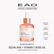 Biossance Squalane Vitamin C Rose Oil Brightening Firming Face Oil