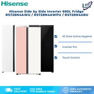 Hisense 660L Side by Side Inverter Fridge Refrigerator Peti sejuk