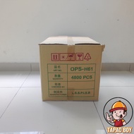 【1 Carton】BENXON Plastic Tray - OPS-H61 / [ 100pcs± ] / Bekas Kuih / Sushi - Same With TP-45