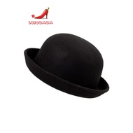 Black Women Vintage Cute Trendy Bowler Derby Hat Cloche Fashion