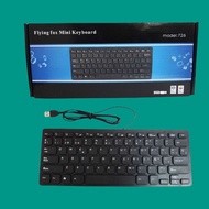 Flying Fox Mini Keyboard Model 726 Multifunctional USB Keyboard for Laptop and Android