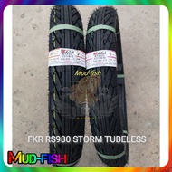 TAYAR FKR RS980 STORM 70/90-17, 80/90-17 Tyre (TUBELESS)