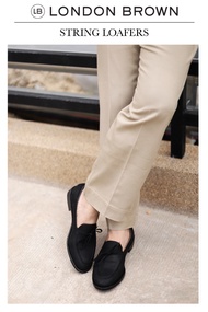 LONDON BROWN - STRING LOAFERS รองเท้าหนัง ทรงLOAFERS