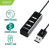 Robot H140-80 USB Hub 4 Ports USB HUB 80cm ROBOT H130 USB HUB 4 Port USB 2.0 Portable Multi Function