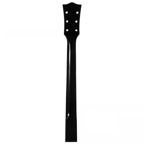 22-fret Maple Electric Guitar Neck Smooth Beautiful Black Gloss Guitar Neck for Gibson Les Paul LP M