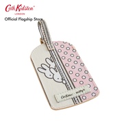Cath Kidston ป้ายห้อยกระเป๋า Luggage Tag ลาย Miffy Drawn Stripe สี Green