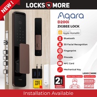 Aqara D200i Smart Door Lock Global Version with NFC Tags x 2 & E1 Hub | Installation Available | 2 Y