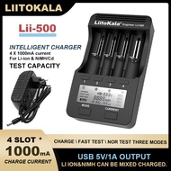 Liitokala Lii-500 Lii-CH2 3.7V 1.2V LCD Multifunction 18650 26650 21700 17355 18350 14500 AA AAA NIMH/CD Battery Charger