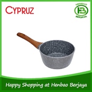 🔥 BEST SELLER CYPRUZ SAUCEPAN MARBLE 18CM SN0212 PANCI SUSU MIE INDUKSI ANTI LENGKET