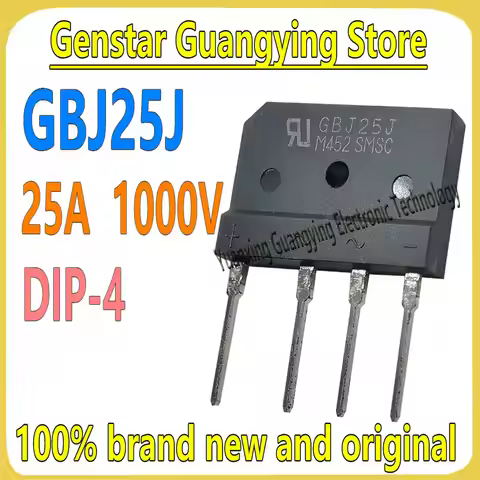 (2 Piece) D25XB100 D25SB100 GBJ25J D25XB80 D20XB80 T20XB60 D15XB80 D15SB80 Rectifier Bridge Commonly