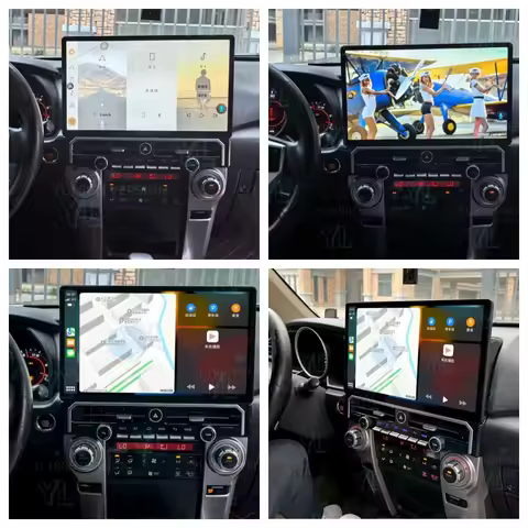 S 15.6" Android 14 CarPlay Auto For Toyota 4Runner 2010 -2022 Touch Screen Multimedia Stereo Car Rad