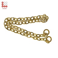 [Lovoski] Solid Brass Metal Chain Biker Trucker Keychain Key Chain Jeans Wallet Chain