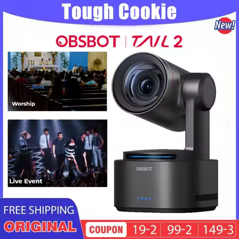 NEW OBSBOT Tail 2 AI-Powered PTZR 4K Live Production Camera∴