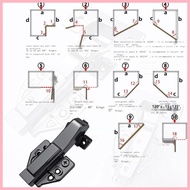 45 Degree Aluminum Frame Door Hinge 304 Stainless Steel Negative 45 Degree 165 Degree Large Angle Mi