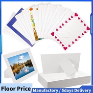 30 Pack Photo Frames Paper Picture Frames Standing White Cardboard Photo Frames for 4 X 6Inch Photos