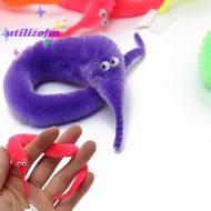 [utilizojmS] 1 X Magic Twisty Fuzzy Worm Wiggle Moving Sea Horse Kids Trick Toy new