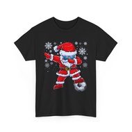 Santa Dab Soccer T-Shirt Christmas Soccer Gift Funny Santa Claus Shirt Xmas