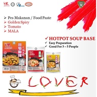 GOSHOP Lowest Price Pes Makanan Steamboat Hot Pot Soup Base Halal Golden Spicy, Mala & Tomato