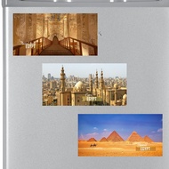 Mesir Cairo Egypt Pyramid Gift Souvenir Fridge Magnet Sheet 10 cm x 5 cm