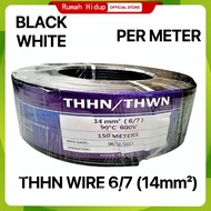 THHN wire #6/7 14mm² sold per METER!! Good Quality.
