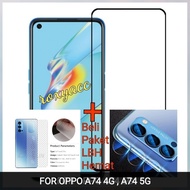 OPPO A74 4G, A74 5G TEMPERED GLASS BENING + ANTI-SCRATCH CAMERA + GARSKIN