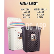 Zooey Rattan Laundry Basket BIG AND SMALL Laundry Basket Laundry Hamper Rattan Laundry Basket