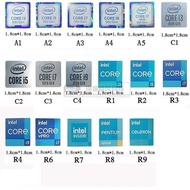 2024 Original 9 10th Generation 11th Generation CPU intel Label Desktop Notebook COREi3 i5 i7 i9 Sticker